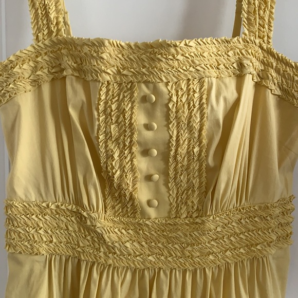 NWT BCBGMaxAzria Yummy Yellow Dress (XS) - Picture 5 of 11